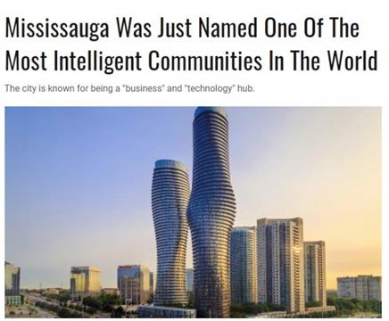 全球七大智能社区名单公布 加国这三个城市同时上榜