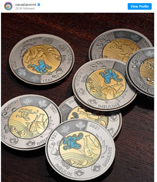 加拿大新版彩色2元币 纪念一项医学突破百周年