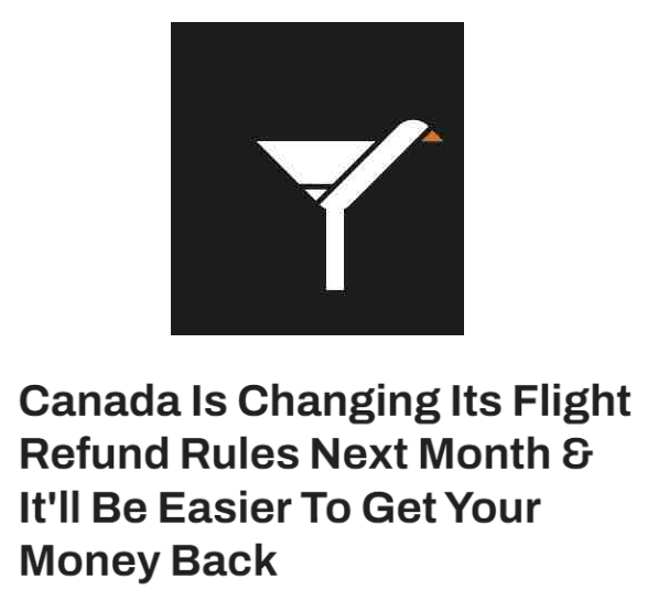 加拿大正在悄悄修改机票退款政策 快来看看