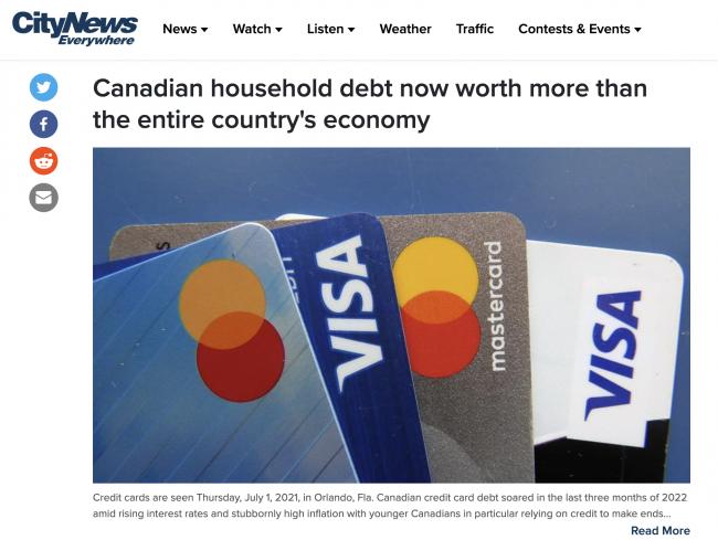 危险：加拿大家庭债务竟超国家GDP！统计数据显示炒房的真不是华人