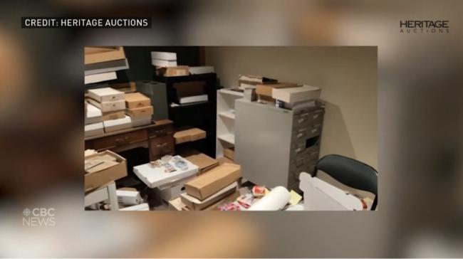 加拿大人从阁楼里翻出一个纸箱 拍卖出0万